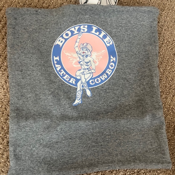 Boys Lie Later Cowboy Tube Top - Picture 1 of 2